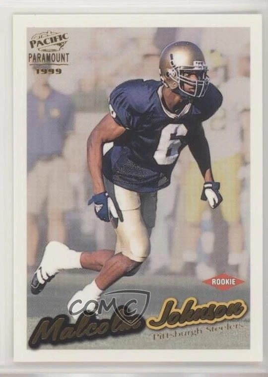 1999 Pacific Paramount Gold Malcolm Johnson #189 Rookie RC - Image 1 of 2