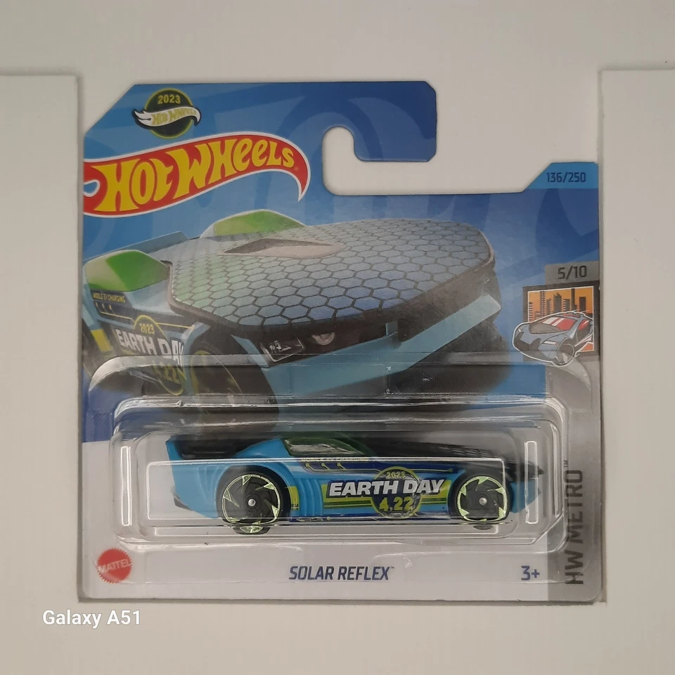 Hot Wheels Mattel 2023 Solar Reflex 136/250 HW Metro 5/10 - Immagine 1 di 1