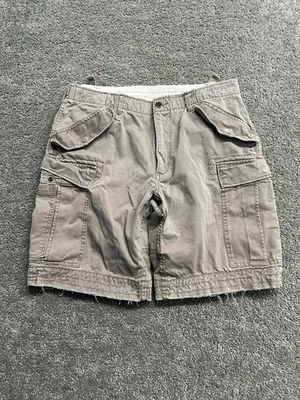 Vintage Polo Ralph Lauren Cargo Shorts Mens 36 Brown Paratrooper Military Twill - Image 1 of 4