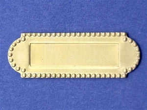 Dolls House Miniature 1/12th Scale Brass Letterbox (non Opening) HW28 - Picture 1 of 1