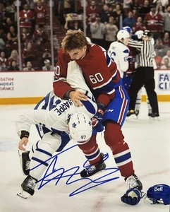 Florian XHEKAJ SIGNED 8x10 Photo! MONTREAL CANADIENS TOUGH GUY!! W/COA - Foto 1 di 2