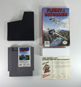 Flight of the Intruder for Nintendo NES -No Manual- Cleaned and Play Tested