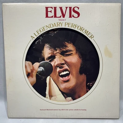 ELVIS A LEGENDARY PERFORMER VOL 1 “RCA Promo” LP Plus Full Color Elvis Booklet Foto 1 de 4