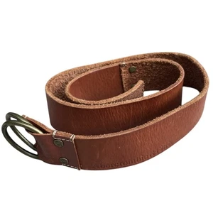 A&F Abercrombie and Fitch Echtleder Gürtel Braun Größe XS/S - Bild 1 von 4