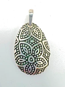 James Avery Sterling Large Flower Beaded Pendant - Picture 1 of 5
