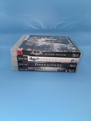 PS3 动作/冒险套装(4 个游戏)- 蝙蝠侠阿卡姆和黑暗者已测试 — 第 1/4 张图片