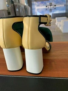 Marni Iconic Slingback Samsu Pumps Buckle Sandals Shoes 39 - Picture 1 of 10