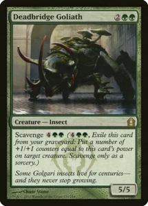 4x Deadbridge Goliath RTR #120 MTG Magic English casi nuevo/sin jugar tarjeta R rara - Imagen 1 de 1