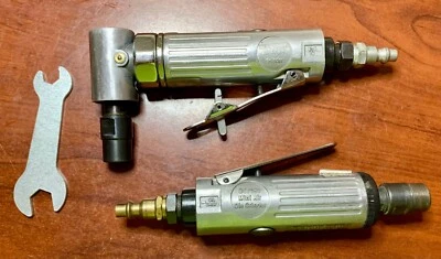 Lote de 2 amoladoras neumáticas centrales (93088 y 47050) 90 PSI máx. Foto 1 de 4