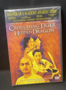 Crouching Tiger Hidden Dragon DVD Movie Chow Yun Fat Michelle Yeoh Zhang Ziyi - Foto 1 di 7