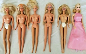 6 BARBIE DOLLS 1966 BODY CHINA BLONDE FIRST EASY DRESS DOLL - Picture 1 of 10