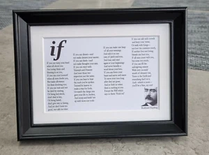 If poem frame - Rudyard Kipling - Picture 1 of 8