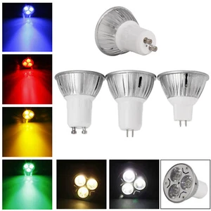 GU10 E14 MR16 B22 Dimmable LED Spotlight Bulb E27 B15 3W 220V 12V Silver Lamp - Picture 1 of 25