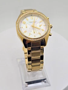 Orologio CARAVELLE by Bulova Donna 44L114 Quarzo Oro Quadrante MOP - Batteria Nuova - Foto 1 di 24