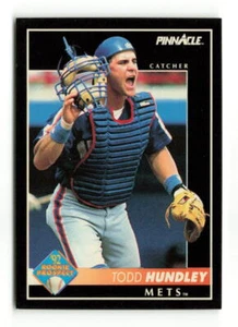 MLB TODD HUNDLEY NEW YORK METS 1992 PINNACLE ROOKIE PROSPECT TRADING #571 - Picture 1 of 2