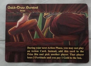 Red Dragon Inn Board Game Quick-Draw Barstool Prize Variant Promo Card - Picture 1 of 2