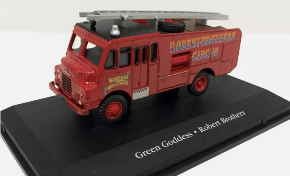 ATLAS HU13 1/76 Bedford RLHZ Green Goddess Fire Engine Robert Brothers Circus - Imagem 1 de 1