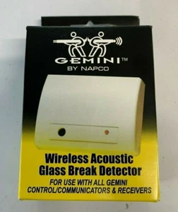 Transmisor NAPCO GEM-GB, blanco, para paneles Gemini detector de rotura de vidrio nuevo  - Imagen 1 de 5