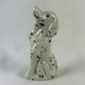 Dalmatian Dog Figurine 3” Sitting Pretty Pose Porcelain Japan Vintage - Picture 1 of 8