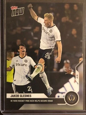 2020 Topps Now MLS #11 Jakob Glesnes Philadelphia Union - Image 1 of 2
