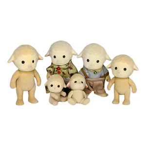 Sylvanian Families Calico Critters Lambrook Sheep Family + Twins Set de 6 figuras - Imagen 1 de 7