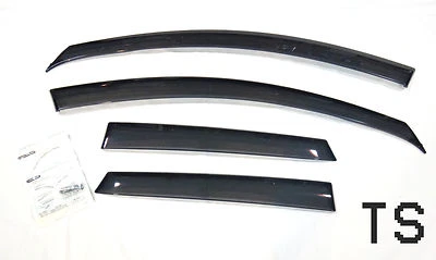 VISERA NEGRA PROTECTORES CONTRA LA INTEMPERIE PARABRISAS PARA MAZDA 3 M3 5 PUERTAS HATCHBACK 2010 GENUINO Foto 1 de 4