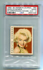 1956-1962 Hemmets Journal Stjarnparaden 55 Marilyn Monroe PSA 2 Movie Film Card