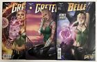 Zenescope Lot of 3 - High Grade - Gretel 2, 5 and Belle: Hearts and Minds - Sexy