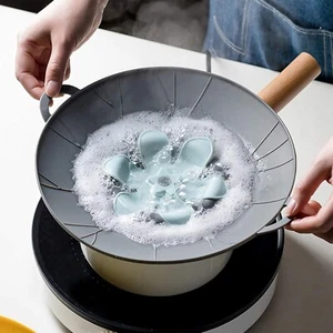 Pan Lid Splash Guard Silicone Saucepan Pot Steamer Microwave Overflow Cover Grey - Picture 1 of 7