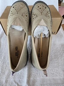 JBU Jambu Pecan Loafer flach Damen 11 schimmernd champagner Wanderschuh Anprobesohle - Bild 1 von 6