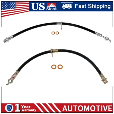 Juego de 2 mangueras de freno delanteras para Toyota Highlander 2001 2002 2003 PZ Foto 1 de 4