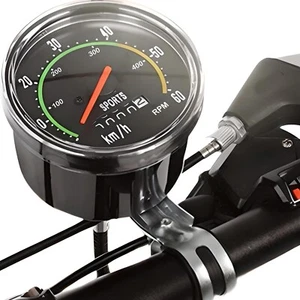 Fahrradcomputer Fahrrad Tachometer Analog Mechanisch Tacho Bike Kilometerzähler - Bild 1 von 16