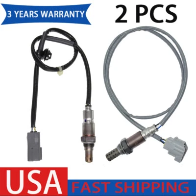 Sensor de oxígeno aguas arriba+aguas abajo 2 piezas para 2014 2015 2016 2017 2018 Mazda 3 2,0 L/2,5 L Foto 1 de 4