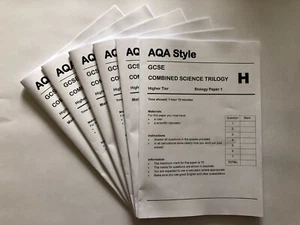 GCSE AQA Combined Science Trilogy 1 (9-1) Practice Papers - Picture 1 of 4