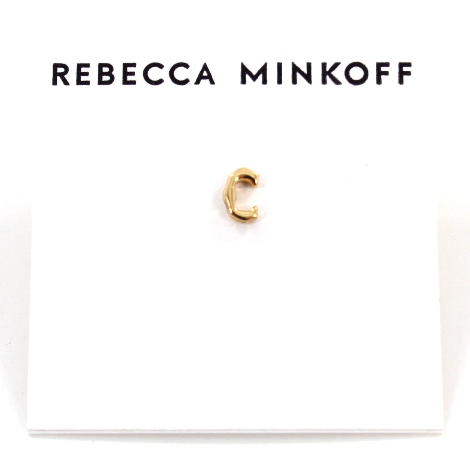 Rebecca Minkoff Gold " C " Initial Earring #RM321 - Image 1 of 2
