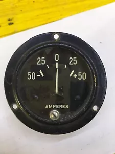 Amperometro per veicolo militare vintage -50 0 +50 SMITHS - Foto 1 di 3