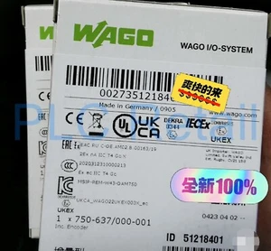 NEU WAGO 750-637/000-001 Inkremental-Encoder-Schnittstellenmodul DHL Schnelle Lieferung - Bild 1 von 4