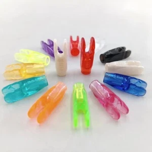 High Quality Plastic Arrow Nock Wing Variety  Color DIY Plastic Tails 50PCS - Picture 1 of 28