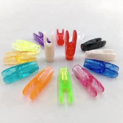 High Quality Plastic Arrow Nock Wing Variety  Color DIY Plastic Tails 50PCS - Image 1 of 4