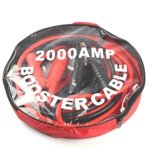 Heavy Duty Car Battery Jump Start Cables Leads 2000 AMP 2 Mt Long Jumper Booster - Picture 1 of 9