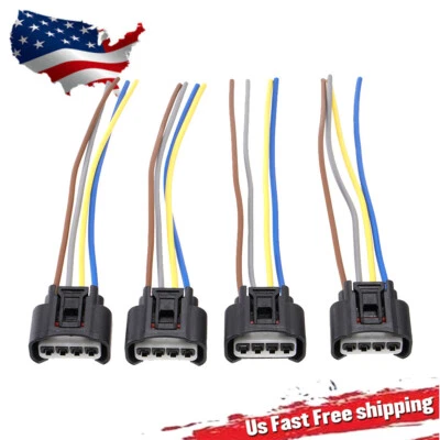 4x Ignition Coil Connector Plug Harness For Lexus ES350 GS350 RX350 3.5L Toyota - Image 1 of 4