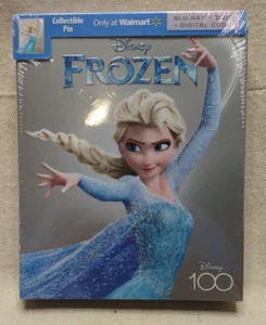 Frozen Disney 100 Edition Blu-Ray & DVD with Collectible Pin New - Picture 1 of 4