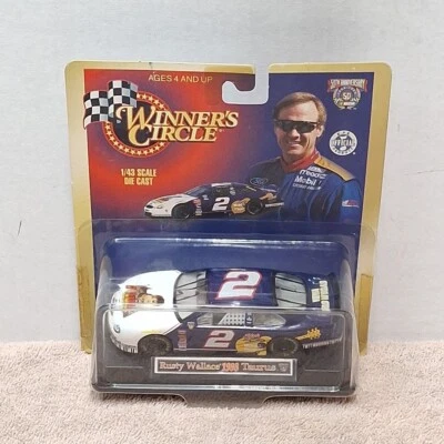 Rusty Wallace #2 Elvis Viva Las Vegas Ford Taurus Winners Circle  1:64 New - Image 1 of 4