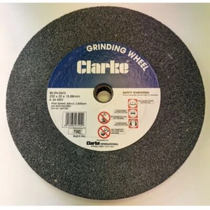 Clarke 6501040 Fine Grinding Wheel 8" 200mm Diameter 3/4" 20mm Width 16mm Bore - Picture 1 of 1