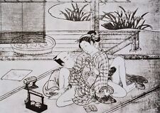 Suzuki Harunobu: Plaisir Au Jardin, Lithography Erotic,1973,Japan