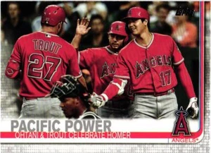 2019 Topps Update Pacific Power- Shohei Ohtani (#US189)  Angels  W/ Mike Trout - Picture 1 of 1