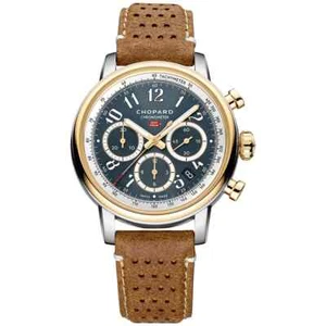 CHOPARD Mille Miglia 40mm Classic Chronograph Blue Dial Watch. NEW WITH TAGS!!! - Picture 1 of 8