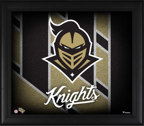 UCF Knights Framed 15" x 17" Team Threads Collage Cover