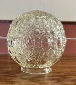 Cubierta de luz de techo globo de vidrio burbuja de mediados de siglo ¡DE COLECCIÓN! - Imagen 1 de 5