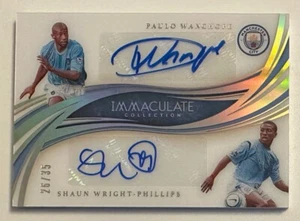 COLECCIÓN INMACULADA PANINI: TARJETA AUTOMÁTICA DOBLE PAULO WANCHOPE/WRIGHT PHILLIPS/35 - Imagen 1 de 2